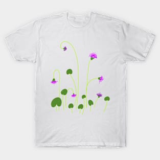 SOLDANELLE WITH LEAVES T-Shirt